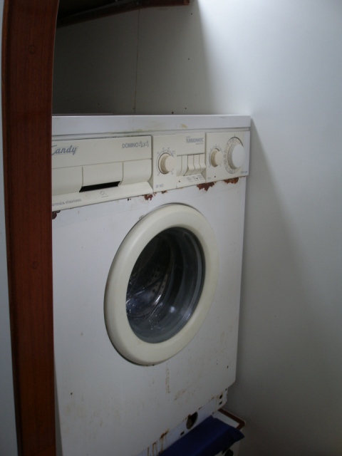 Washing Machine Pulled Forward