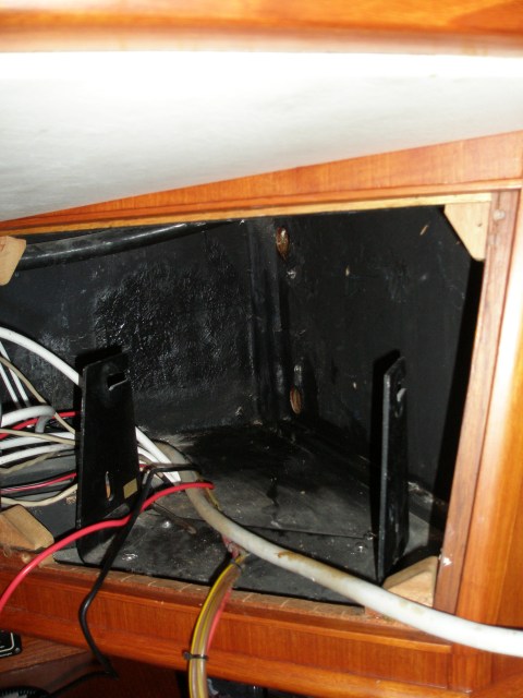 Selected installation location for inverter